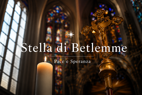 Che la luce di Betlemme porti pace a chi cerca, speranza a chi è nel cammino e una nuova luce a chi guarda verso il futu